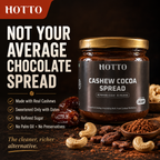 HOTTO Chocolate Lovers Duo (Cashew Cocoa + Hazelnut)