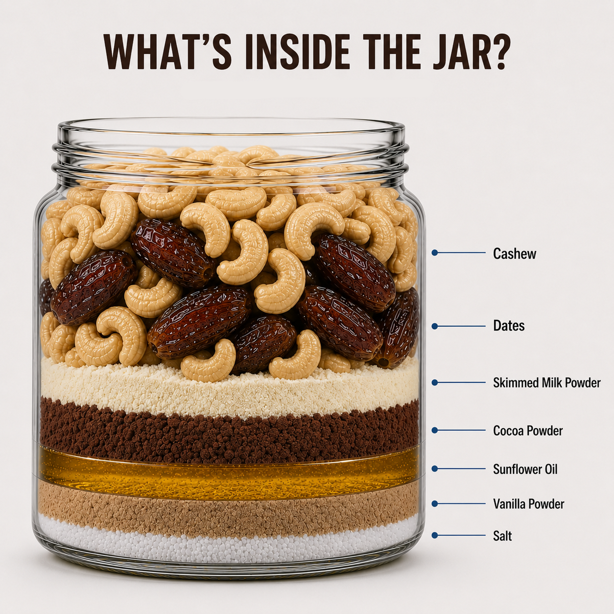 Cashew Spread Healthy - (No Refined Sugar)
